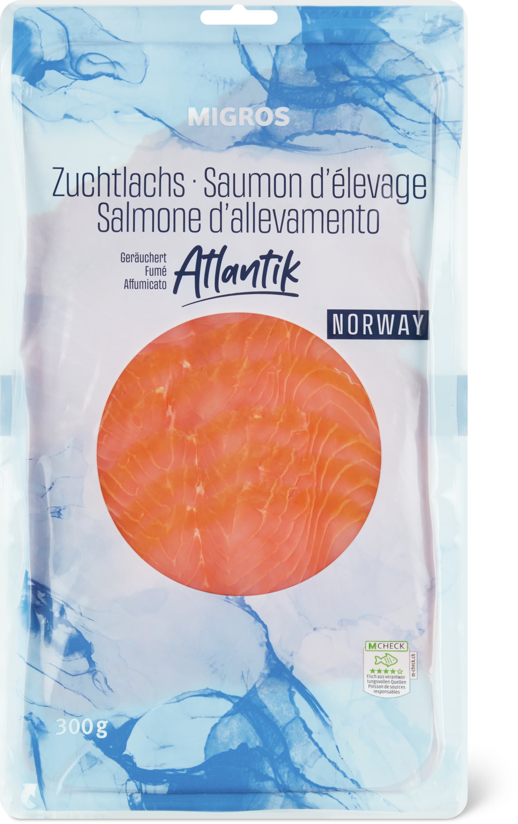 Migros Salmone affumicato 300g